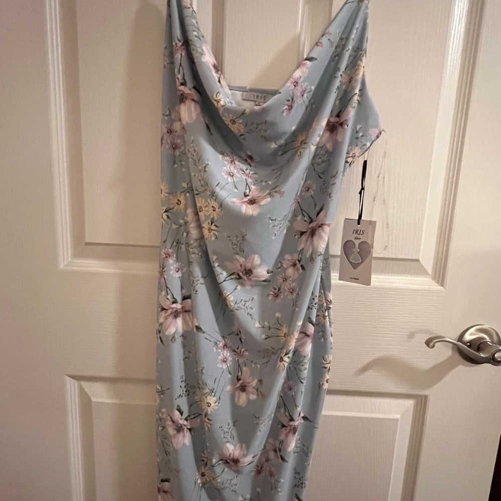 Floral Blue Dress